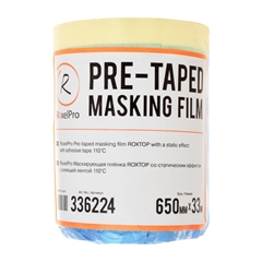 RoxelPro Pre-Taped Masking Film ROXTOP 650мм х 33м 336224