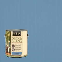 ZAR Solid Color Deck & Siding Exterior Stain 3,78 л Pilgrim Blue