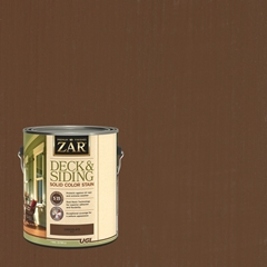 ZAR Solid Color Deck & Siding Exterior Stain 3,78 л Chocolate