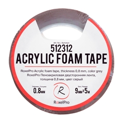 RoxelPro Acrylic Foam Tape 9 мм Серая 512312