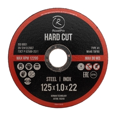 RoxelPro Cutting Wheel ROXTOP Hard Cut 125x1.0x22 105243