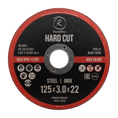 RoxelPro Cutting Wheel ROXTOP Hard Cut 125x3.0x22 105248