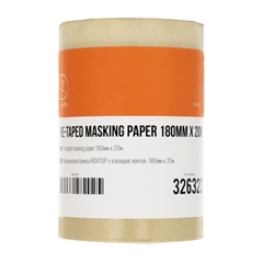 RoxelPro Pre-Taped Masking Paper 180мм х 20м 326322