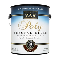 ZAR Interior Water Base Poly Crystal Clear 3,78 л Матовый 34413