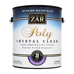 ZAR Interior Water Base Poly Crystal Clear 3,78 л Полуглянцевый 34513