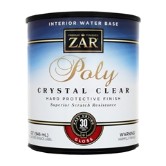 ZAR Interior Water Base Poly Crystal Clear 946 мл Глянцевый 32412